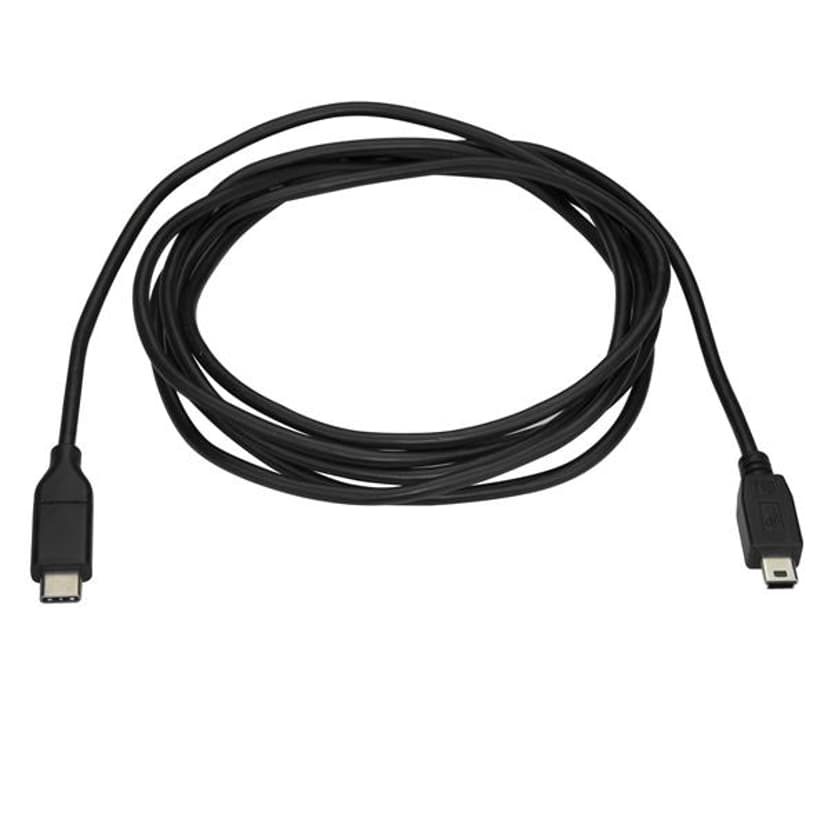 Startech StarTech.com USB2CMB2M USB-kaapeli USB 2.0 2 m USB C Mini-USB B musta 2m USB-C Mini USB-B Musta