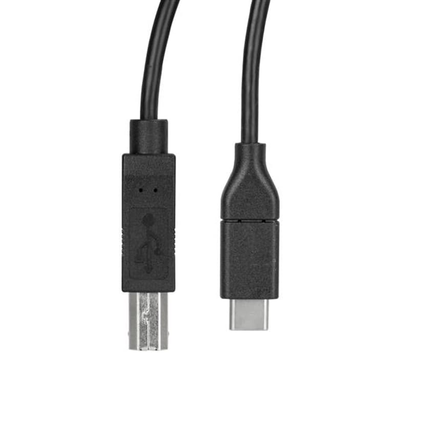 Startech StarTech.com USB2CB3M USB-kabel USB 2.0 3 m USB C USB B Sort 3m USB-C USB-B Svart