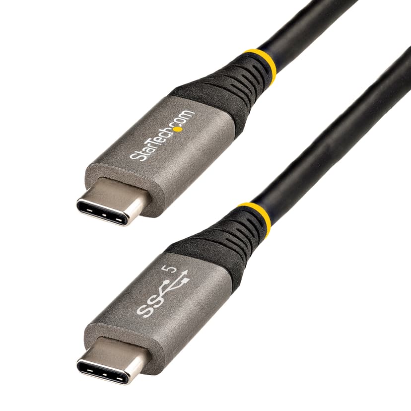 Startech 2M USB-C Cable 100W 5Gbit/s 2m USB C USB C Zwart, Grijs