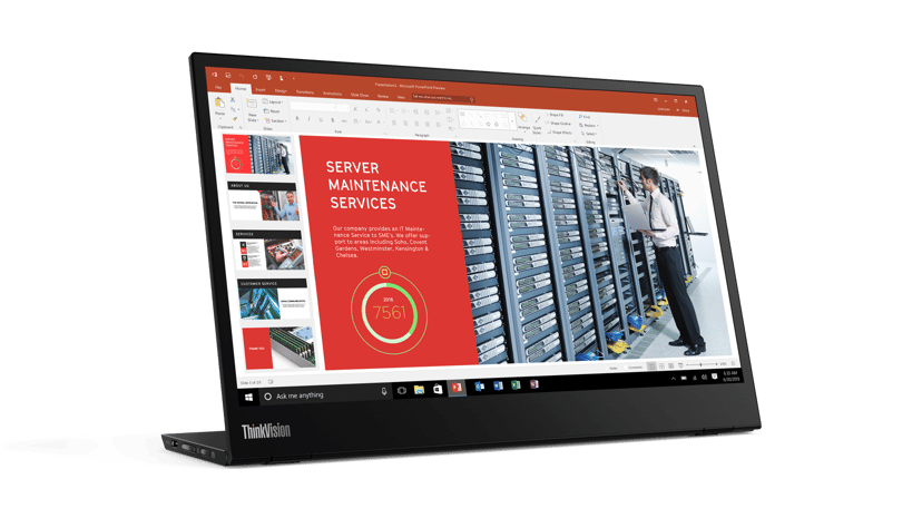 Lenovo ThinkVision M14 14" 1920 × 1080pixels IPS 16:9 60Hz