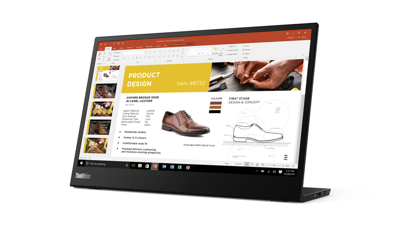 Lenovo ThinkVision M14 14" 1920 × 1080pixels IPS 16:9 60Hz