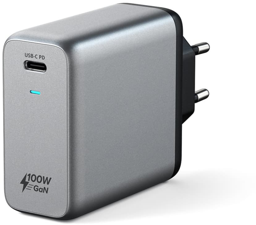 Satechi ST-UC100WSM - 100W GaN PD-laturi USB-C-liitännöillä varustettuna