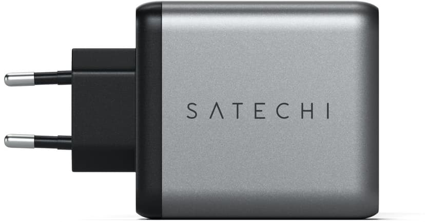 Satechi 100W GaN PD-laturi USB-C-liitännöillä varustettuna