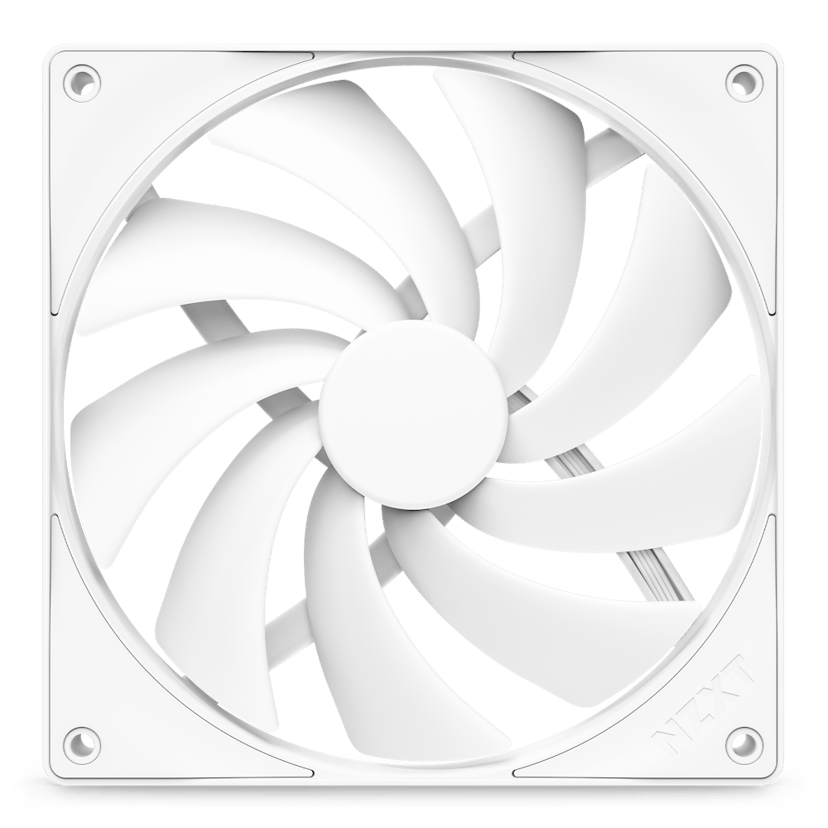 NZXT NZXT F140Q V2 Quite Airflow Vifte Hvit