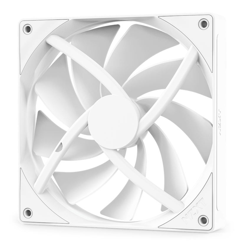 NZXT NZXT F140Q V2 Quite Airflow Tuuletin Valkoinen