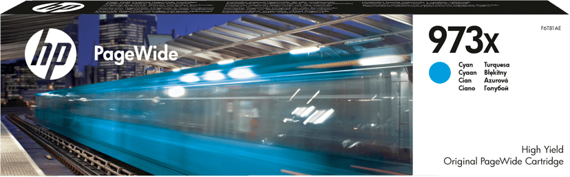 HP Blekk Cyan No.973X 7K - PageWide