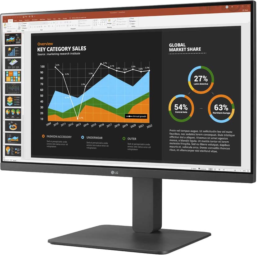 LG 24BR550Y-C 23.8" 1920 x 1080pixels IPS 16:9 75Hz