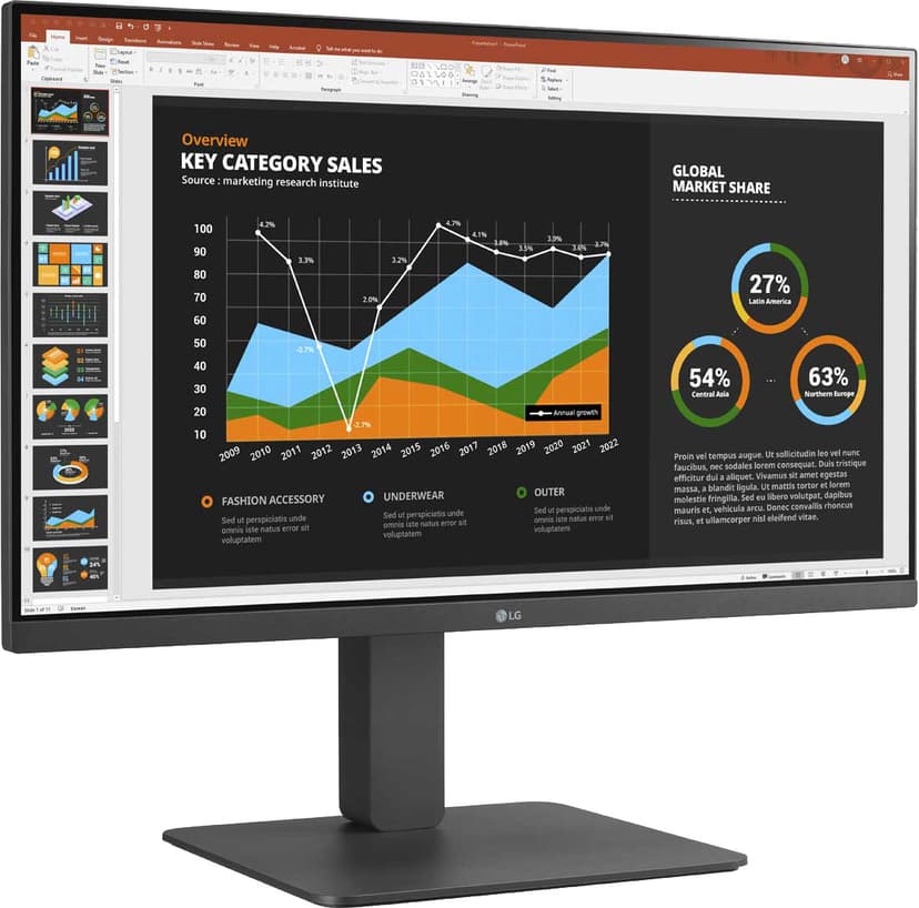 LG 24BR550Y-C 23.8" 1920 x 1080pixels IPS 16:9 75Hz