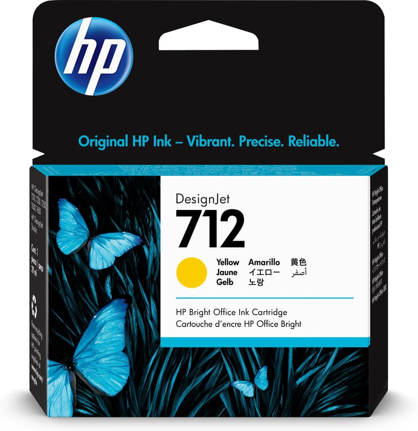 HP Blekk Gul 712 29ml