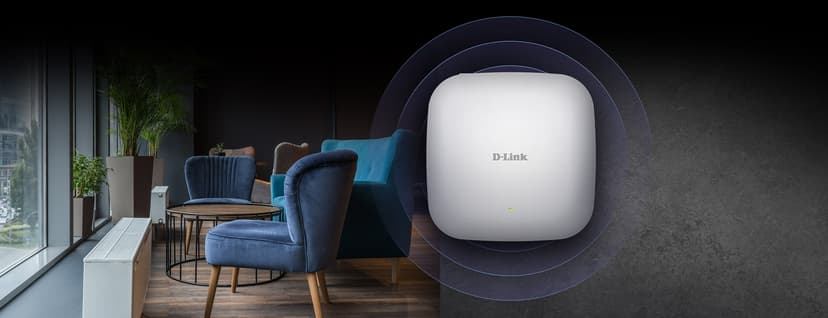 D-Link AX1800 1800 Mbit/s Vit Strömförsörjning via Ethernet (PoE) stöd