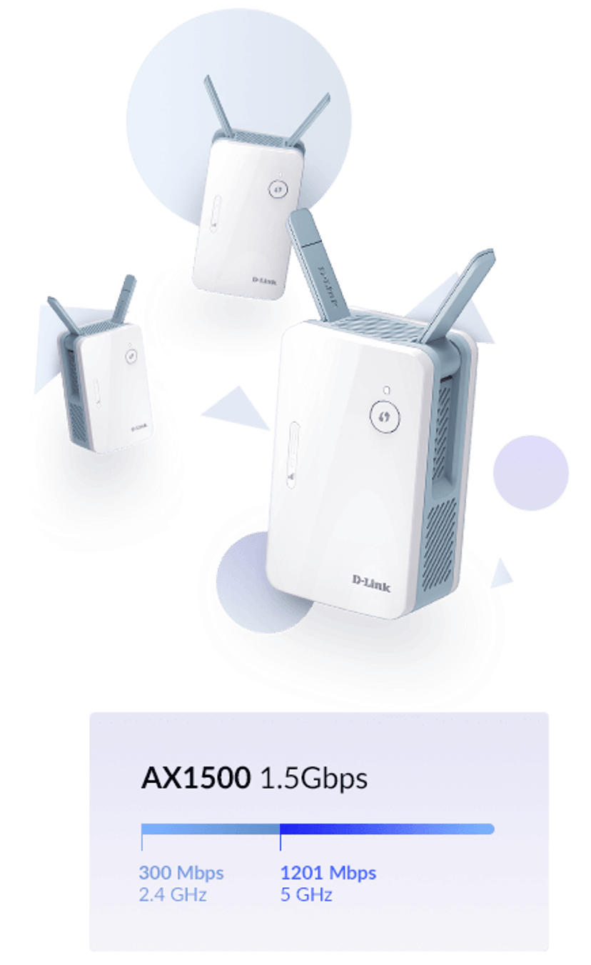 D-Link E15 AX1500 Mesh Range Extender