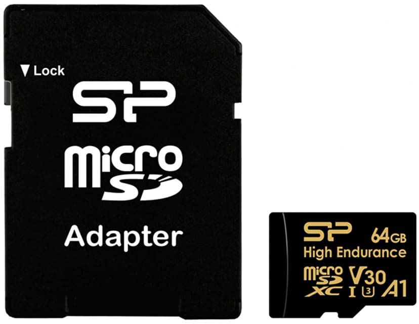 Silicon Power High Endurance V30 64GB MicroSD CL10 UHS-1 U3 64GB MicroSDXC