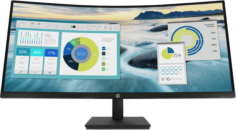HP P34HC G4 Curved 34" 3440 × 1440pixels VA 21:9 60Hz