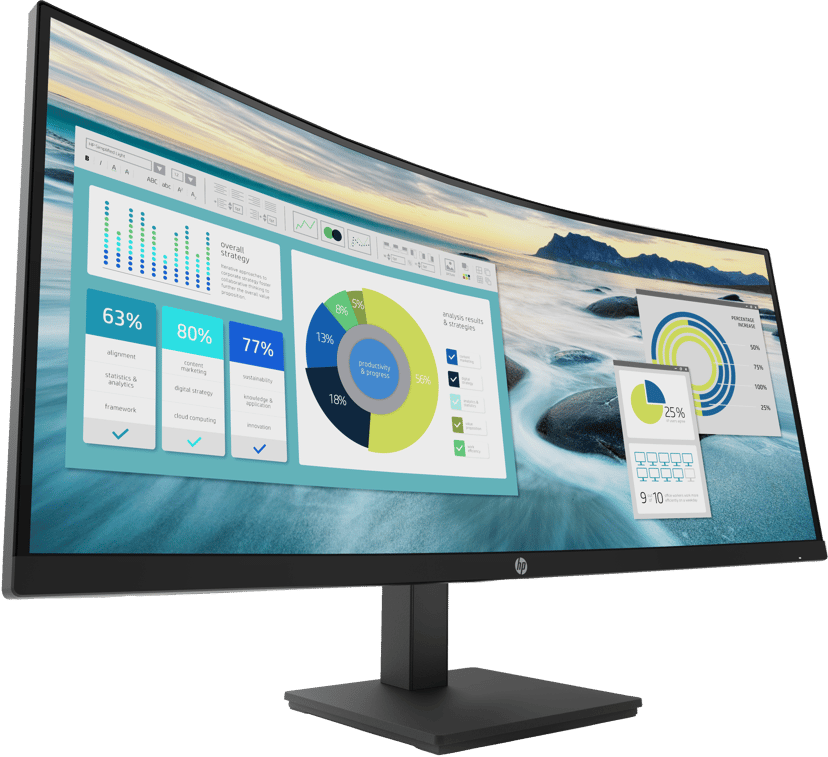 HP P34HC G4 Curved 34" 3440 × 1440pixels VA 21:9 60Hz