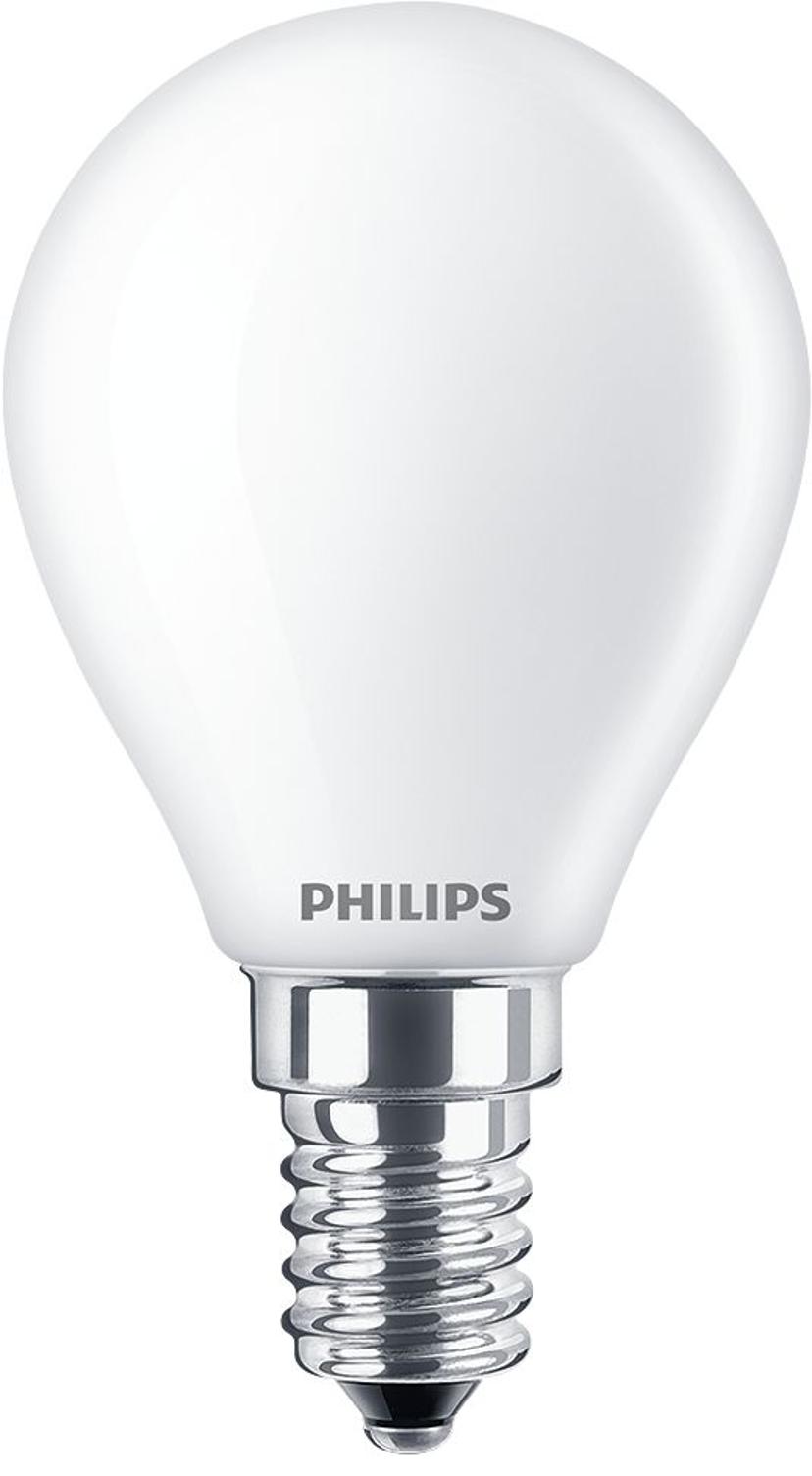 Philips LED E14 Klot Frost 2.2W 2-Pakk