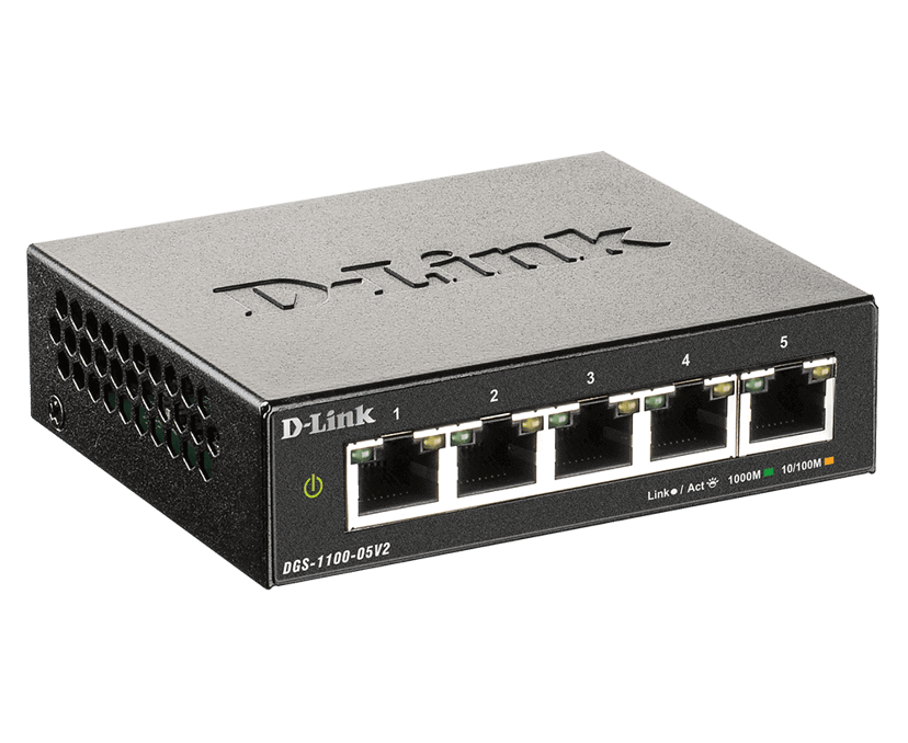 D-Link DGS-1100 v2 5-Port Smart Switch