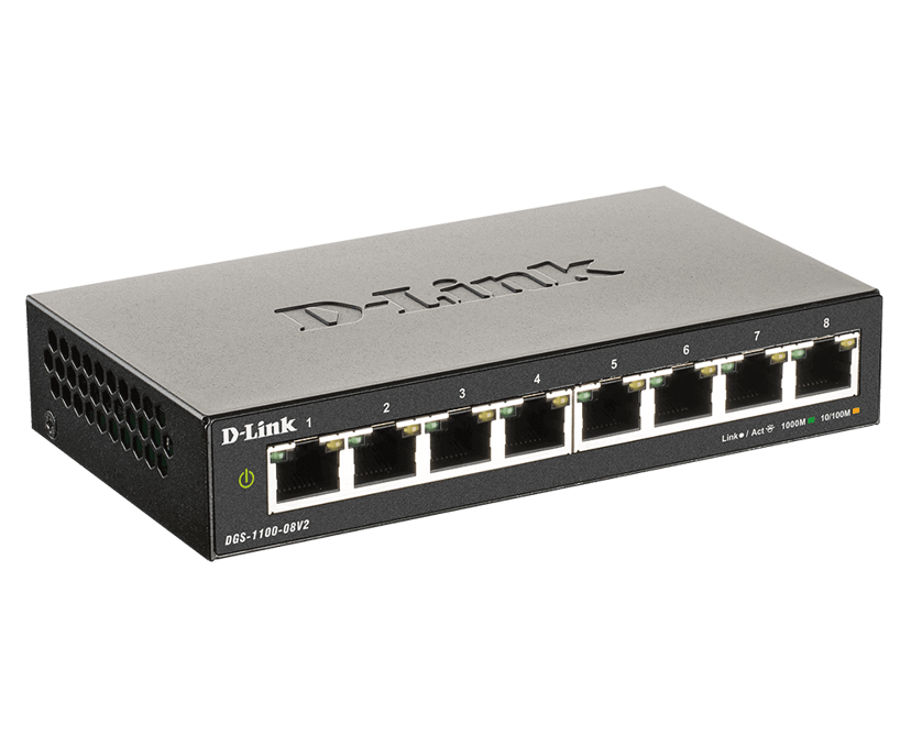 D-Link DGS 1100 v2 8-Port Smart Switch