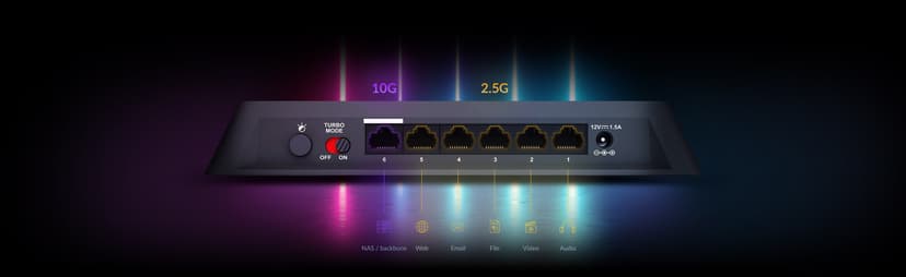 D-Link 6-Port Multi Gigabit Switch