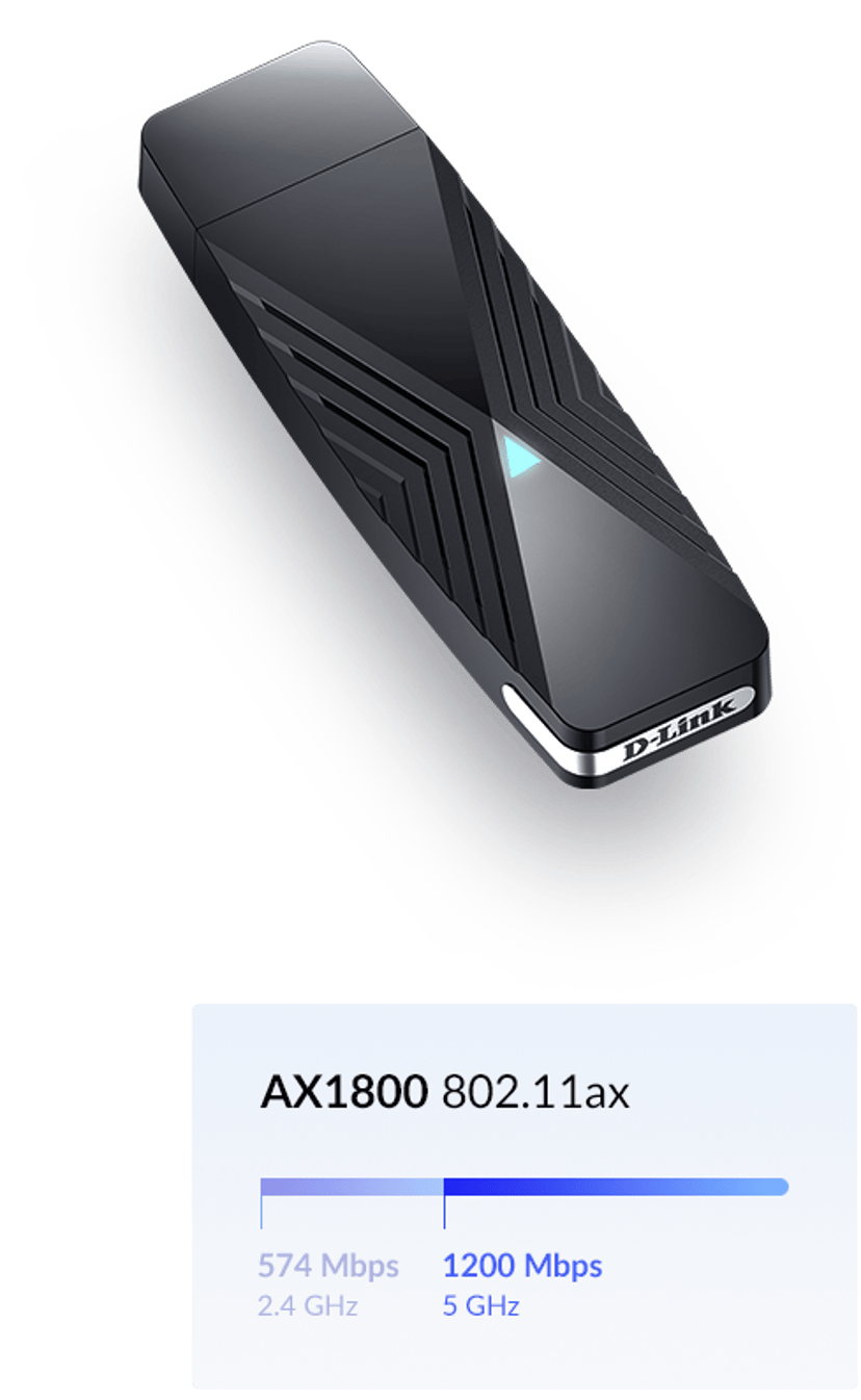 D-Link DWA-X1850 Wi-Fi 6 USB Adapter