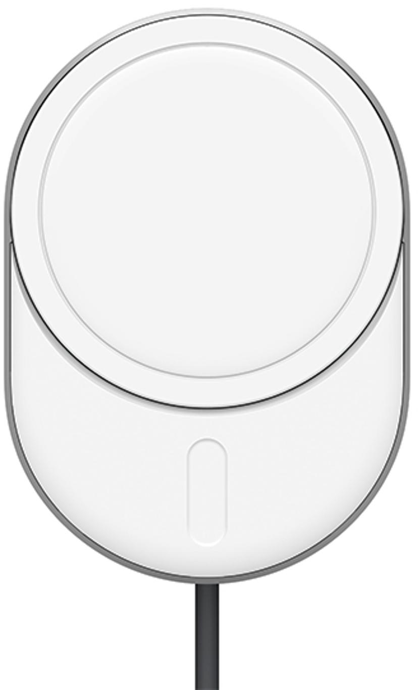 Belkin Car Vent Mount Qi2 15W 1.5m Hvid, Sølv