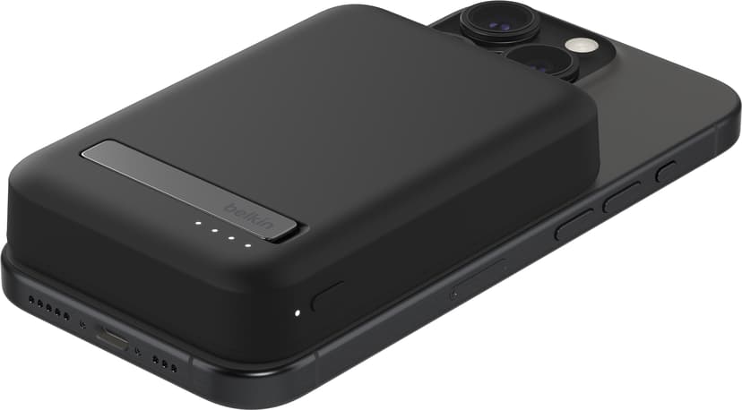 Belkin Qi2 MagSafe Powerbank With Kickstand 8000mAh Svart