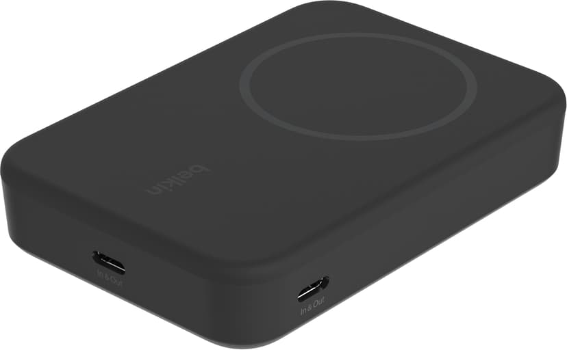 Belkin Qi2 MagSafe Powerbank With Kickstand Musta