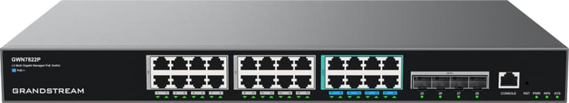 Grandstream GWN7822P 16xGbE 8x2.5G 4xSFP+ PoE 360W Switch