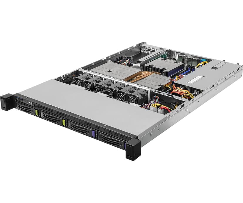 ASRock 1U4L2E-B650 RPSU server barebone AMD B650 Socket AM5 Rack (1U) Grijs