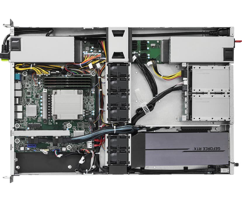 ASRock 1U1G-W680/2L2T server barebone Intel W680 LGA 1700 Rack (1U) Grijs