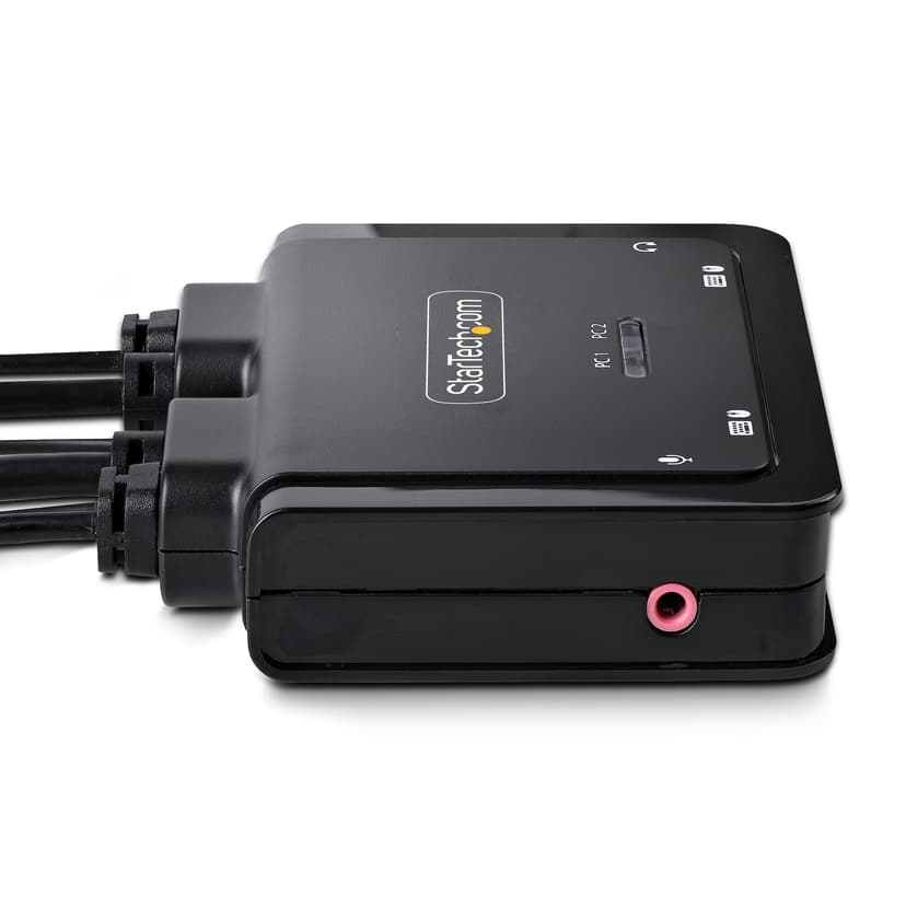 Startech 2-Port Hybrid Cable KVM-switch Sort