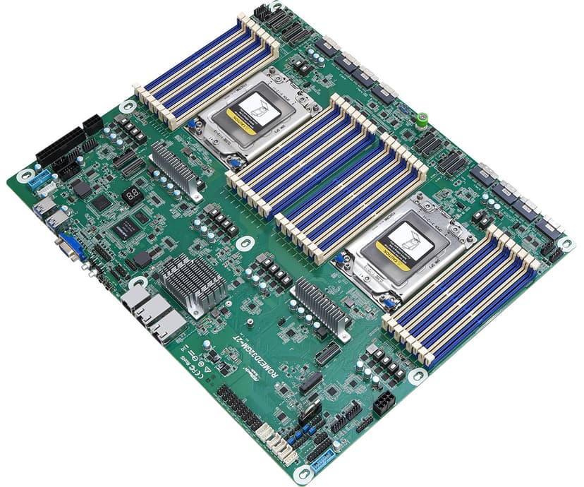 ASRock RACK MB ROME2D32GM-2T (BULK PACKAGE) Dual Socket SP3 (LGA 4094) Proprietary Serverhovedkort
