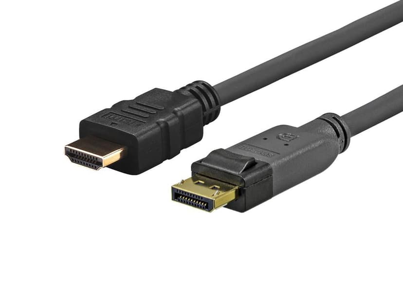 Vivolink Pro 3m DisplayPort HDMI Musta