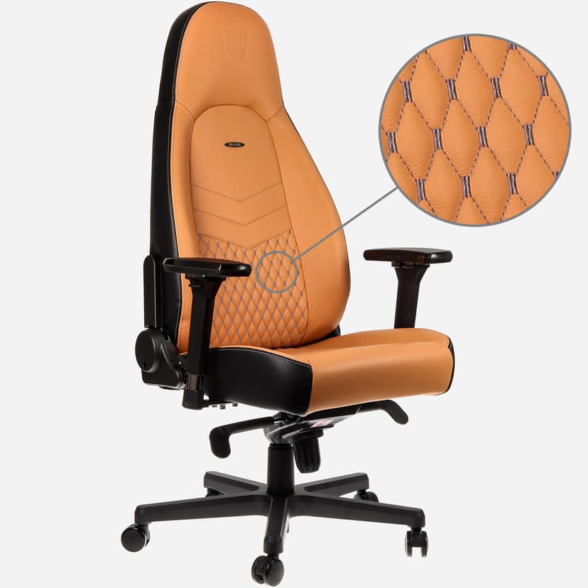 noblechairs ICON Real Leather Cognac/Black