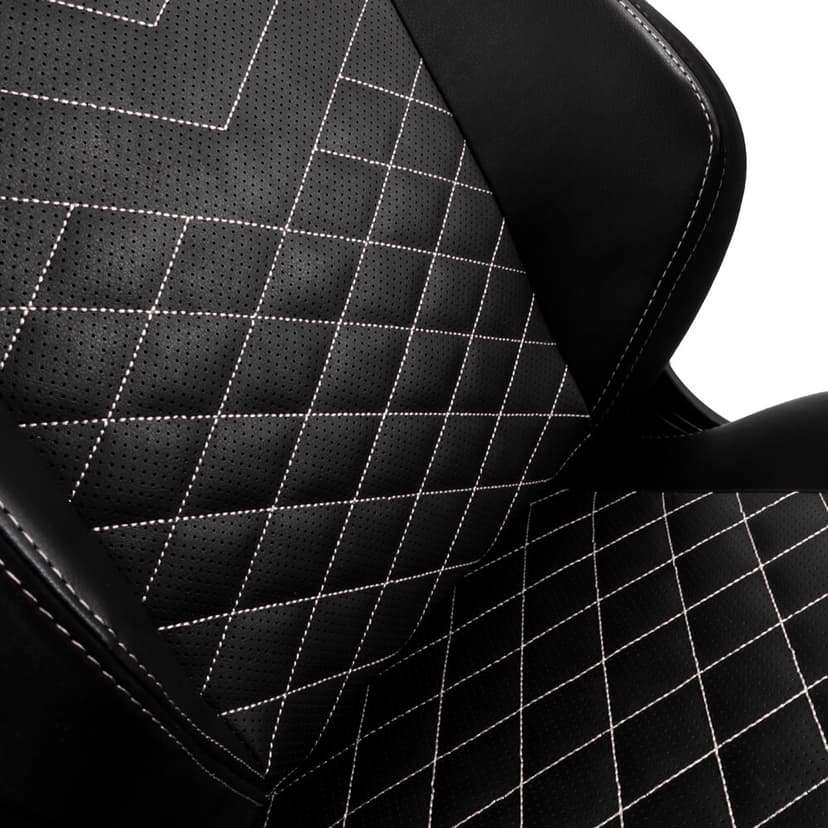 noblechairs Hero Gaming Stol - Svart/Platinum-Hvit