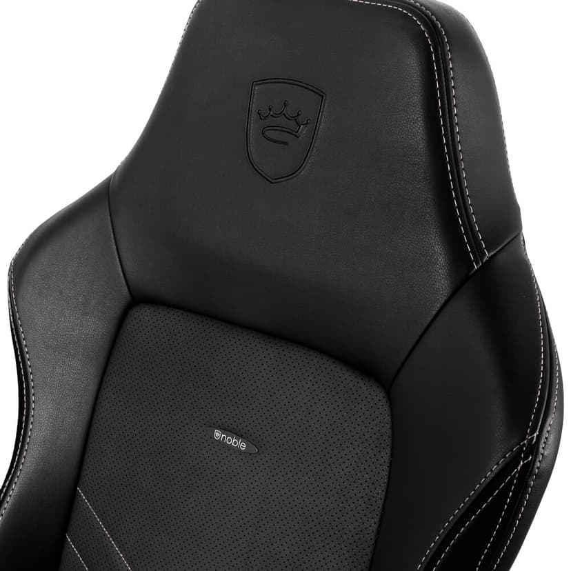 noblechairs Hero Gaming Stol - Svart/Platinum-Hvit