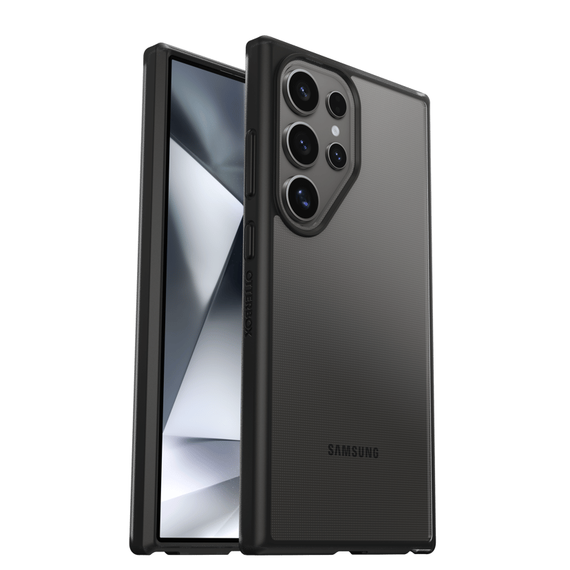 Otterbox React Series Samsung Galaxy S24 Ultra Läpinäkyvä, Musta