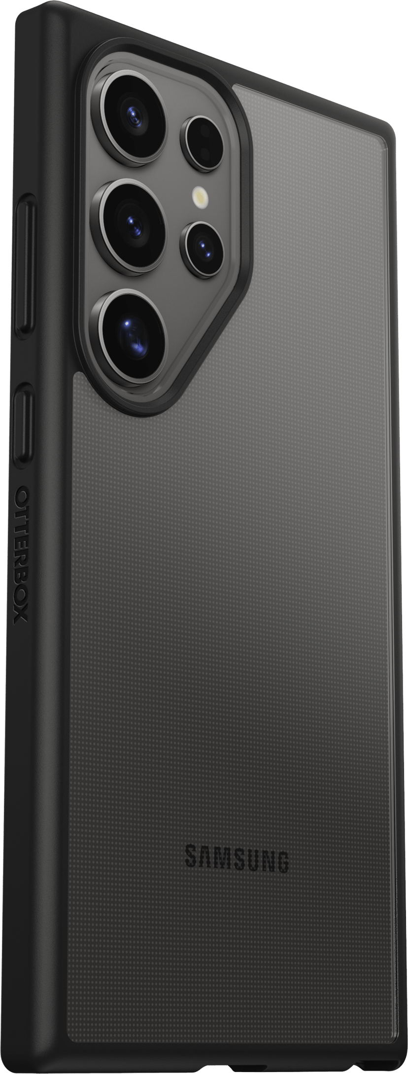 Otterbox React Series Samsung Galaxy S24 Ultra Läpinäkyvä, Musta