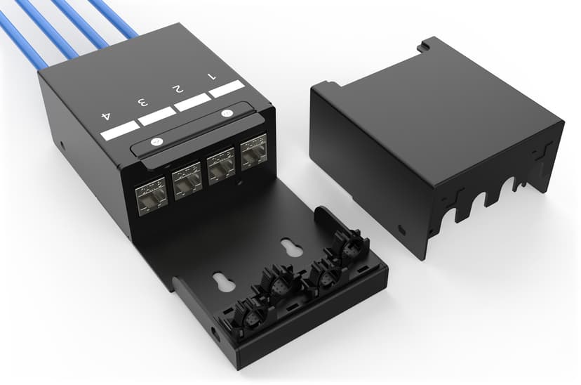 Digitus DN-93708-4 Consolidation Point Box 4-Port Keystone