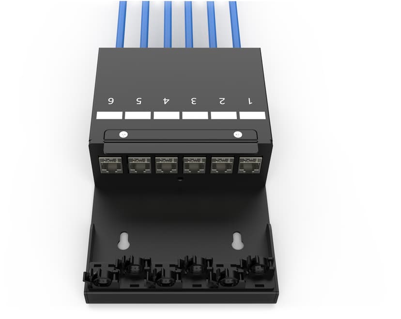 Digitus DN-93708-6 Consolidation Point Box 6-Port Keystone