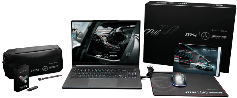 MSI Stealth 16 Mercedes-AMG - (Fyndvara klass 2) Intel Core Ultra 9 32GB 2000GB RTX 4070 16"