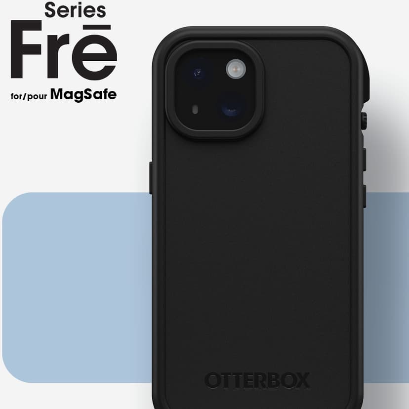Otterbox Frē mobiltelefon etui 15,5 cm (6.1") Cover Sort iPhone 15 Sort