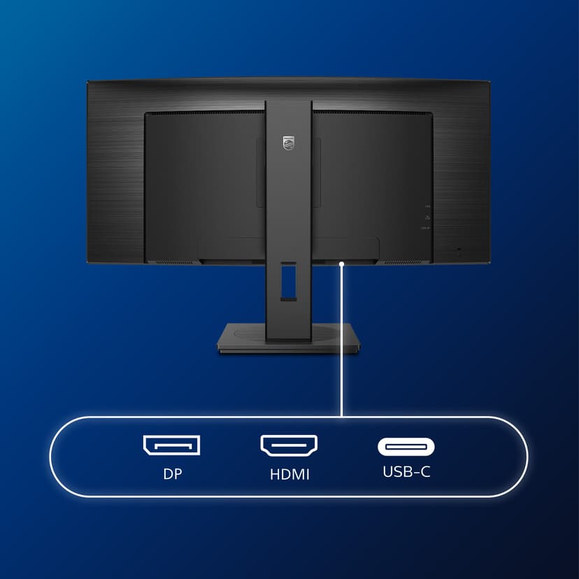 Philips B Line 346B1C/00 computer monitor 86,4 cm (34") 3440 x 1440 Pixels Quad HD LCD Zwart 34" 3440 x 1440pixels VA 21:9 100Hz