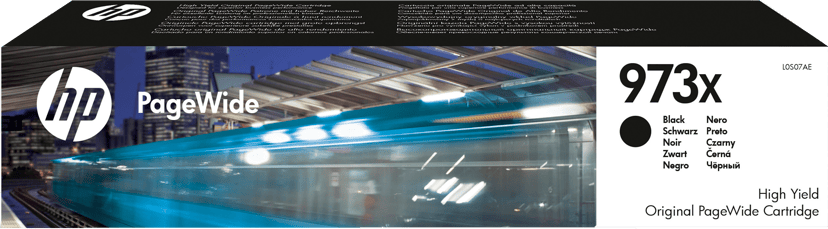 HP Blekk Svart No.973X 10K - PageWide