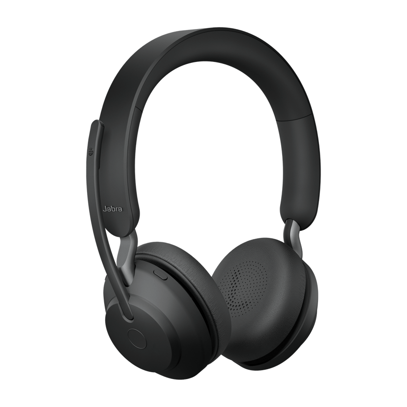 Jabra Evolve2 65 ja latausteline USB-C UC Musta