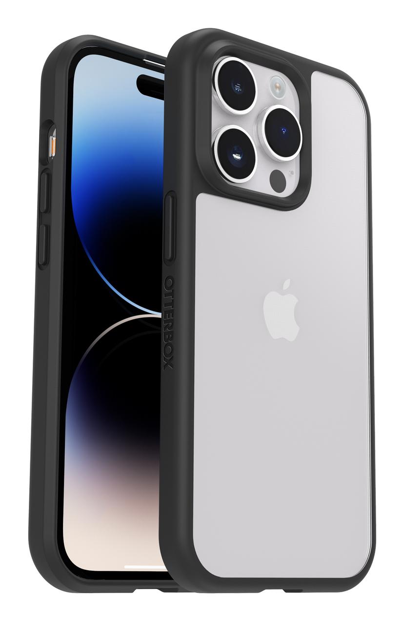 Otterbox React Series iPhone 14 Pro Max Gjennomsiktig, Svart