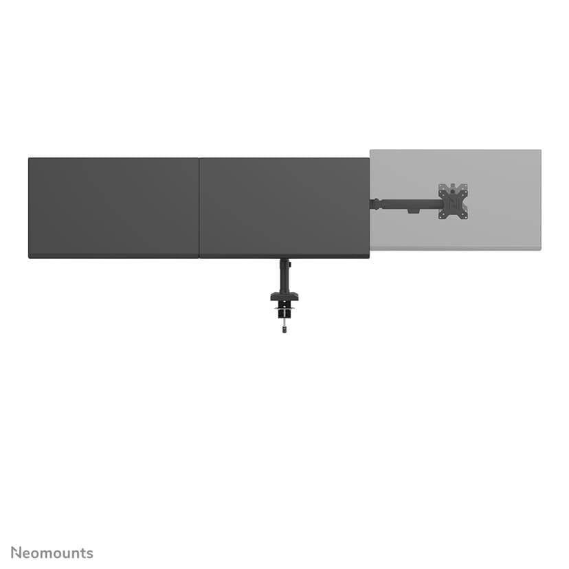 Neomounts DS60-600BL3 Monitorarm 10-27" - Quick-fix - 180°-stop