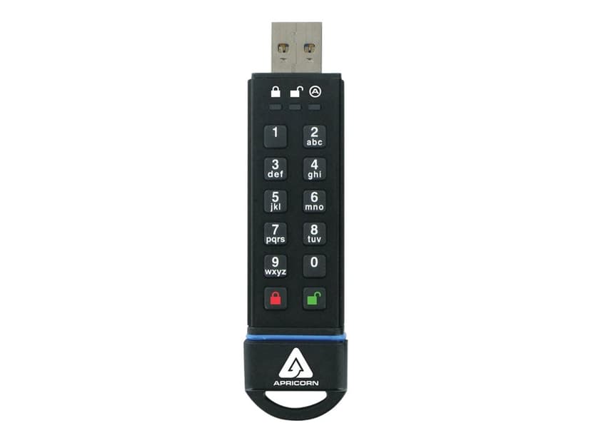 Apricorn Aegis Secure Key 3.0 16GB USB-A Svart