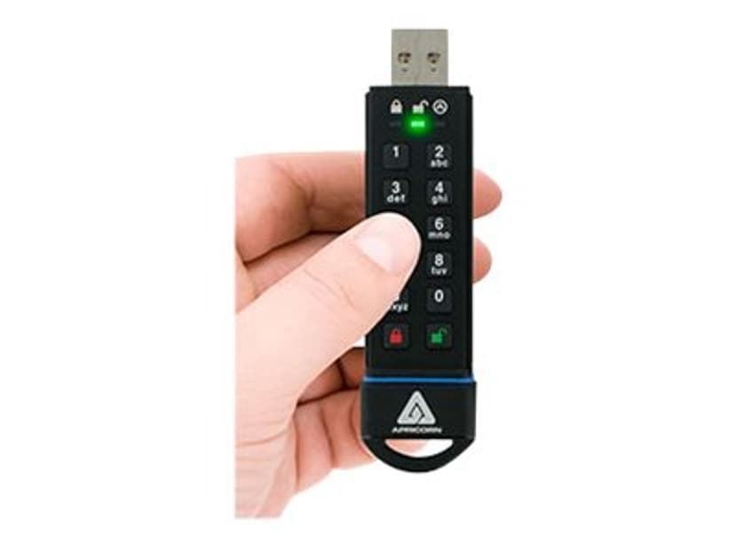 Apricorn Aegis Secure Key 3.0 16GB USB-A Svart