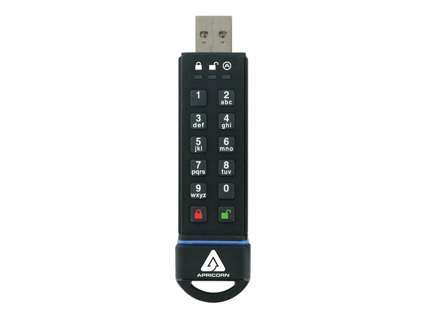 Apricorn Aegis Secure Key 3.0 480GB USB-A Svart