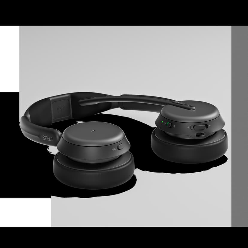 EPOS IMPACT 1061 ANC incl Charging Stand Stereo USB-A UC Zwart